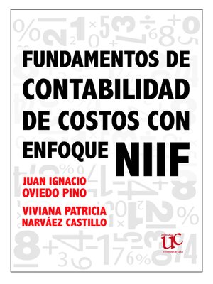 cover image of Fundamentos de contabilidad de costos con enfoque NIIF